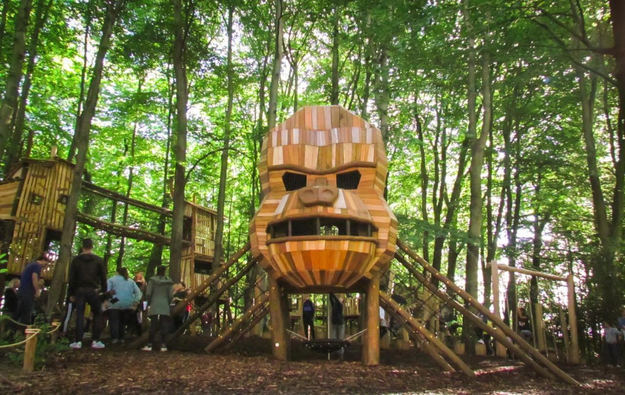 מלון Sfeervolle Chalet Op De Veluwe In הונדרלו מראה חיצוני תמונה